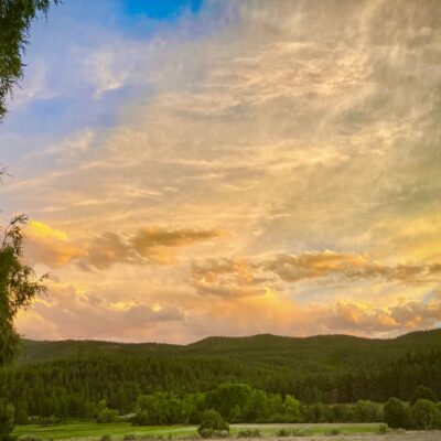 Mountains and sky in northern New Mexico